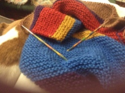 Dr Who knitted scarf